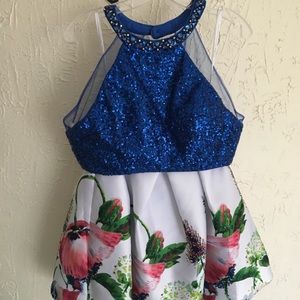 Two piece homecoming dress!